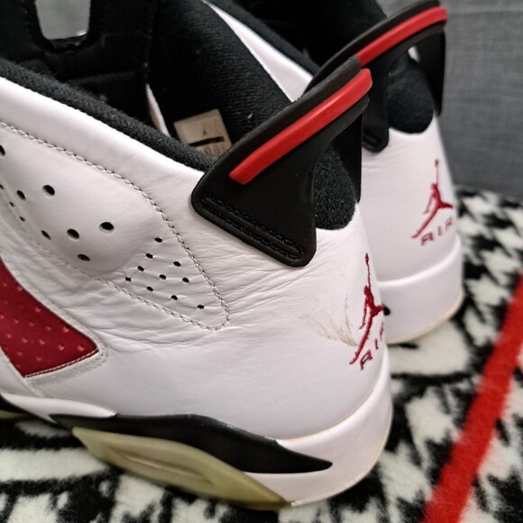 %Size 10.5 - Air Jordan 6 Retro 2014 Carmine (384664-160) AJ17 main image 5